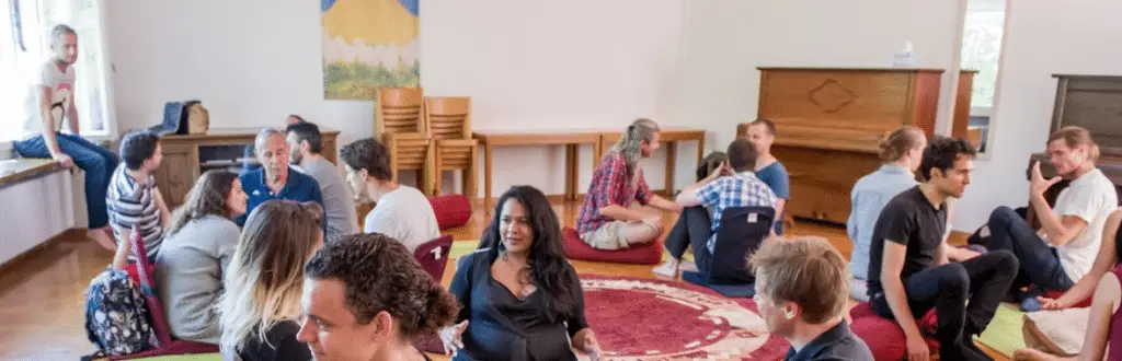 Group of people doing the practice of Circling
