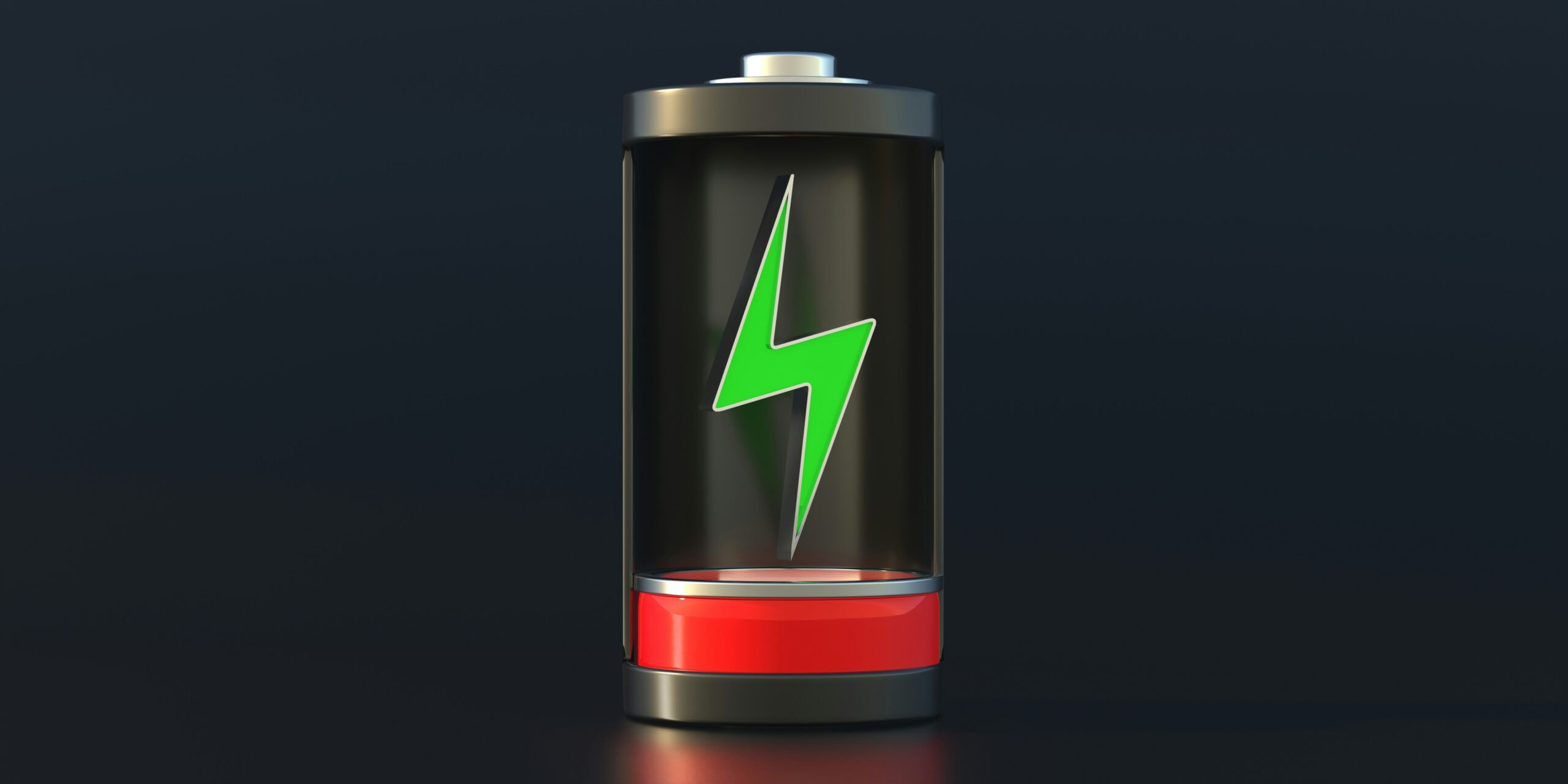 Shows energy depleted leads to a feeling of a flat battery