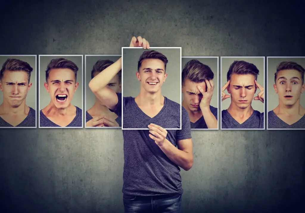 Image showing different emotional reactions